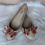 Melissa Women's Doll Rose Gold Butterfly Ballet Flats Nude Size 8 Photo 11