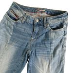 Tommy Hilfiger Distressed High Rise Denim Jeans Size 2 Straight Ankle Raw Edge Photo 4