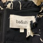 Ba&sh Penny Floral Belted Romper Black and White Size 6 Photo 4