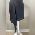 Black Halo Dress Womens 0 Black Feather Trim One Shoulder Helena
Draped Mini Photo 6