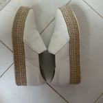 Vince  Wilden white leather slip-on espadrille platform sneaker 38.5 8.5 worn 3x Photo 7