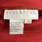 Doncaster  red pencil skirt, knee length new sz 18 plus Photo 2