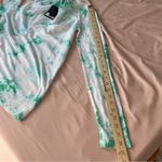 ATM Slub Knit Cotton Kelly Green Tie Dye Long Sleeve Crew Neck Tee NWT Size S White Photo 15