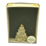 Lenox Porcelain Christmas Tree Brooch w/ Box Photo 6