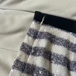 Rachel Roy NWOT  Black White Striped Sequins Straight Pencil Party Skirt Size 0 Photo 2