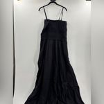 J.Crew  Smocked maxi dress in cotton voile black Photo 4
