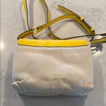 Tory Burch Miller Canvas Crossbody Bag in Lemon Drop Photo 3