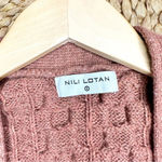 Nili Lotan X Target Cableknit Longline Cardigan Sweater Wool Blend Chunky Brown Size L Photo 10