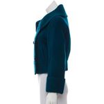 Diane Von Furstenberg  Lady Bird double breasted Wool Jacket Green Photo 2
