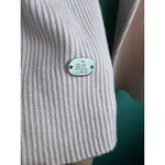 Lauren Ralph Lauren Mock Neck Ribbed Knit Top XL Pink Long Sleeve Stretch Photo 3