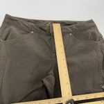 Athleta Capris Womens Size 4 Brown Pants Cargo Zip Pocket Cropped Outdoor Photo 6