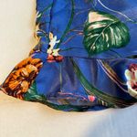 Band of Gypsies Band of‎ Gypsies Blue Floral Print Skirt Ruffle Hem Belted Womens Large Photo 1