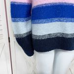 Old Navy  Rainbow Stripe‎ Chunky Oversized Slouchy Pullover Sweater Medium Tall Photo 6