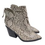14th & Union 14th &‎ Union Snakeskin Pattern Pointed Toe Ankle Boots/ Block Heel Size 8.5 Photo 0