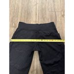 Lululemon Floral Logo‎ Wide Leg Crop Yoga Pants Black Size 12 Photo 6