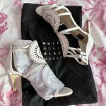 White House | Black Market  Sarai mandala strappy heeled sandals Photo 2