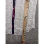 Anthropologie Tiny  Lace Embroidered Shirt Womens Xs White Slub Silk Blend Boho Photo 6