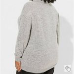 Torrid  Size 3 Gray Cowl Neck Tunic Sweatshirt Long Sleeve Women's Relaxed Fit Photo 2