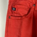 AG Adriano Goldschmied  Prima‎ Red Cigarette Leg Women's Jeans Size 29R Photo 4