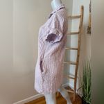 Abercrombie & Fitch Lavender Textured Mini Shirt Dress Lavender Purple ST Photo 3