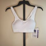 Jockey Sport White Bra Wicking Cotton Small Photo 1