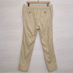 L.L. Bean Women's Tan High Waisted Ankle Cropped Outdoors Relaxed Fit Pants Size L Photo 6