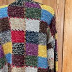 Vintage Jane’s Closet Patchwork Cardigan Cottage Core Granny Square Sweater ~M Red Size M Photo 5
