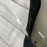 Steve Madden open toe leather heels black w/tan heels and soles sz 8 Photo 9