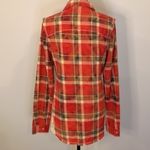 White Crow from The Buckle plaid flannel shirt with crochet side detail Jr L Photo 2