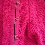 Cache  Fuchsia V-Neck Women's Sweater Photo 7