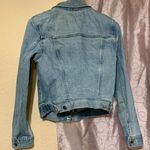 H&M Cropped Light Wash Denim Jacket Photo 1