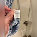 Thread & Supply Blue Acid Wash Tie Dye Short Sleeve V Photo 5