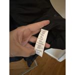 G.H. Bass Black Down Feather Puffer Vest Women's Large Quilted Hooded Size XL Photo 5