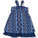 BCBGeneration Dress Size 8 Layered A-line Dress Chiffon Cocktail Dress Sapphire Women's Dress Lined Sleeveless Photo 1