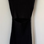 Aritzia  black mini dress with cutout Photo 0