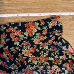 Source Unknown Vintage 90s Black Floral Button Down Skirt Women’s Size XS Photo 6