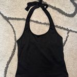 SheIn Solid Halter Neck Top Photo 5