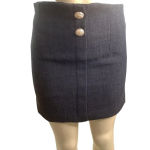 Steve Madden  Size Medium Black Textured Mini Skirt. New Photo 3