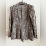 BLANK NYC Women’s Size M Blazer Snakeskin Print Double Breasted Photo 6