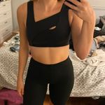 Lululemon RARE Black Cross Front Sports Bra Photo 0