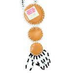 Vintage Beaded Native American Style Necklace 3 Handcrafted Statement Pieces Orange Photo 6