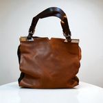 Vince Camuto large two tone leather shoulder bag Photo 0