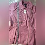 Ashley Stewart  Mauve Leather Jacket Photo 9