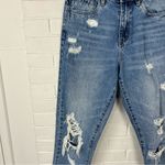 Tractr Blu Distressed Straight Leg Jeans Size 25 Blue Photo 6