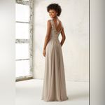 Mori Lee ,Elegant Chiffon Formal Dress,Size 10 Photo 2