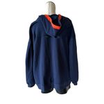 Free People NEW FP Movement  Sweatshirt At Your Best Quarter Zip Hooded Blue Orange Photo 7