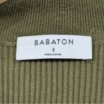 Babaton Aritzia Small Green Mcsweeny Sweater Rib Knit Classic Minimalist Casual Photo 2