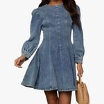 Blue Jean Denim Dress Size M Photo 0