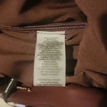 Elie Tahari  PLEATED FAUX LEATHER SKIRT DARK RAISIN SIZE 2 Photo 2