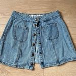 Brandy Melville Denim Button Skirt Photo 1
